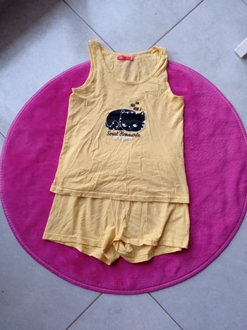 Pyjacourt jaune Tissaia taille 34/36