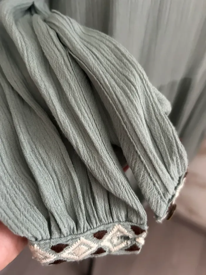 Robe sauge poudrée - photo numéro 6