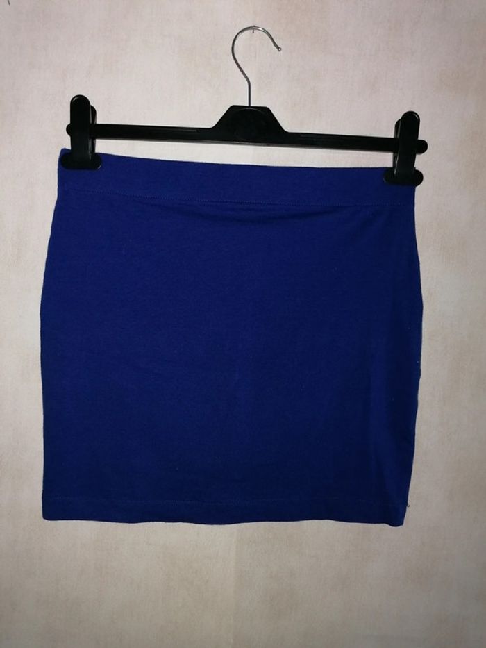 Mini jupe bleu roi, S.