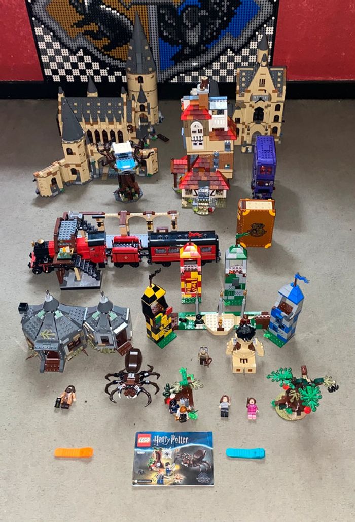 Lot X11 Lego Harry Potter 75980 + 75948 + 75954 + 75947 + 75955