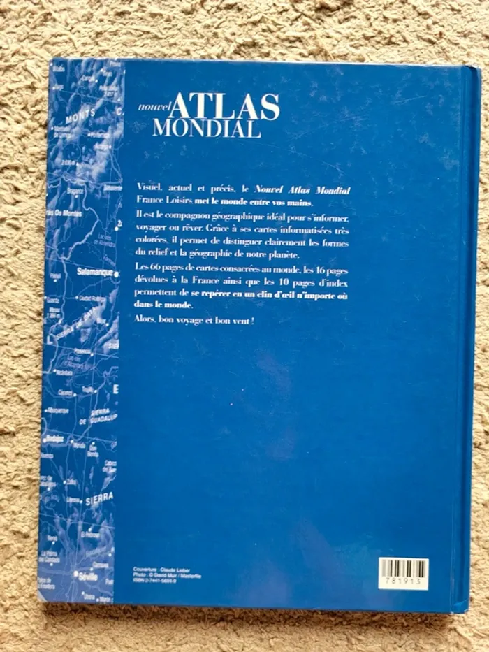 Nouvel Atlas mondial, livre de cartes et planisphère - photo numéro 2