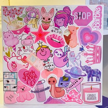 Toile Stickers Résine