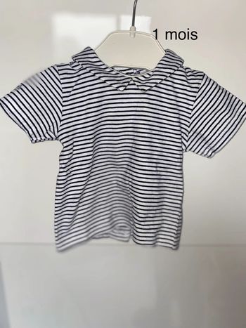Tee shirt 1 mois
