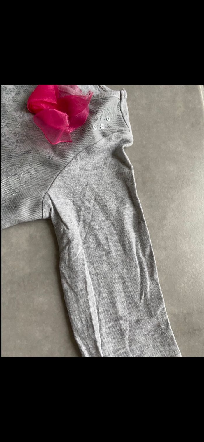 Tee shirt manches longues pailleté 4 ans - photo numéro 9