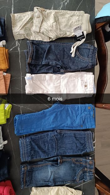 Lots de pantalon garçon 6mois