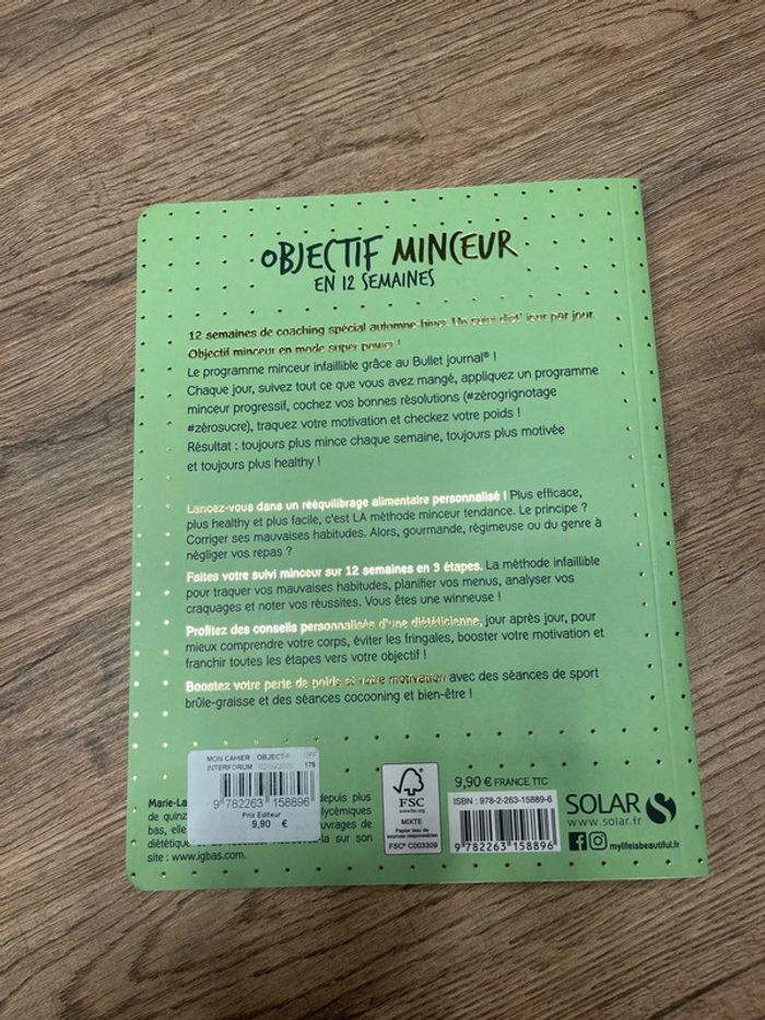 Mon cahier objectif minceur en 12 semaines - photo numéro 2