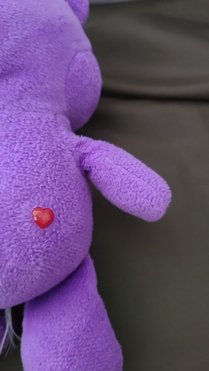 Doudou peluche HASBRO BISOUNOURS CARE BEARS TOUCALIN - photo numéro 3