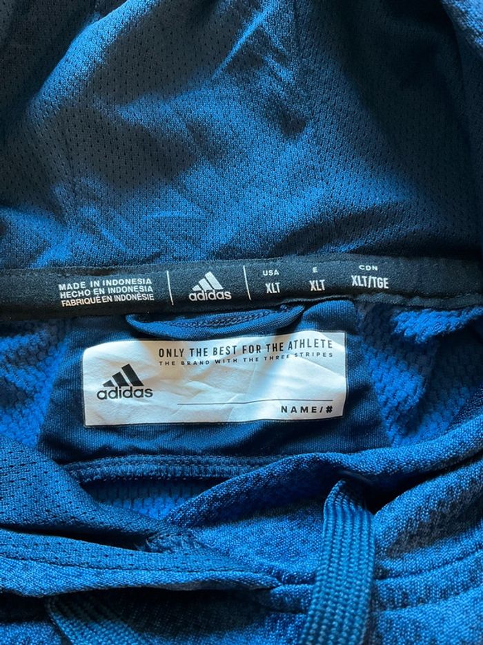 Sweat à capuche pour femme Adidas Club Cruz Volleyball bleu marine taille XLT 48T 50T 216 - photo numéro 13