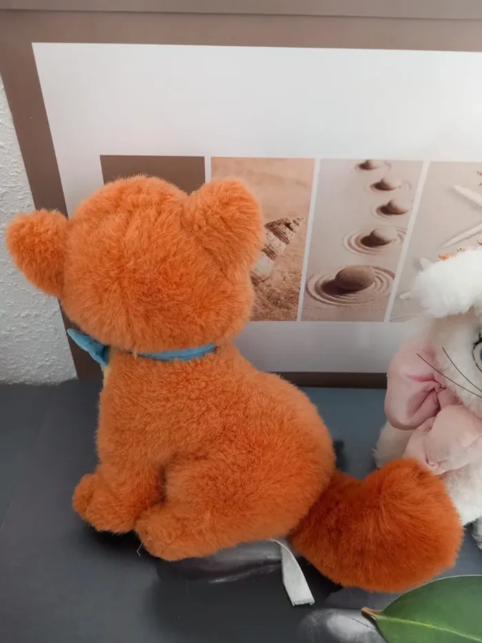 Ensemble de 4 peluches les aristochats Duchesse, Marie, Berlios, et Toulouse - photo numéro 6