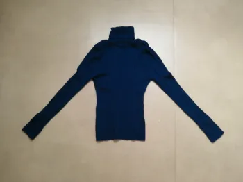 Pull col roulé