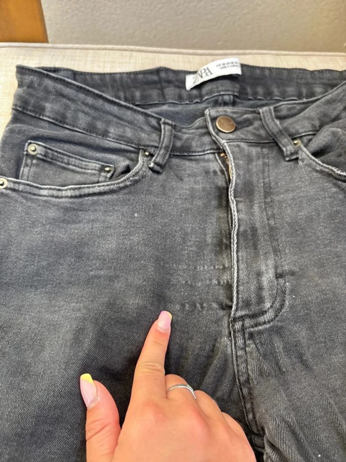 Jean noir zara taille 38 - photo numéro 6