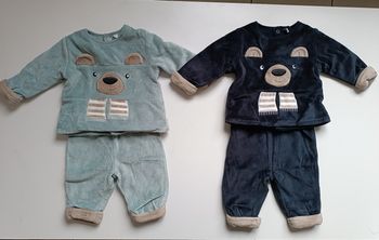 Lot de 2 ensembles épais 3 mois