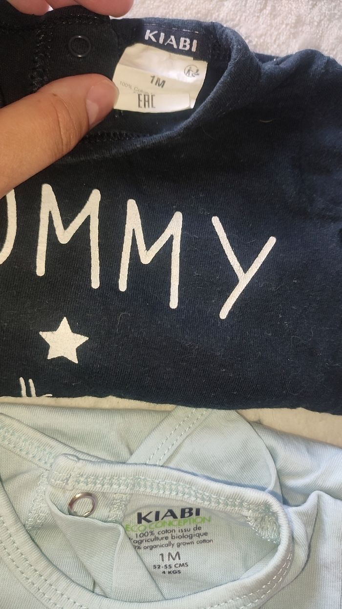Lot 2 pyjamas 1 mois - photo numéro 3