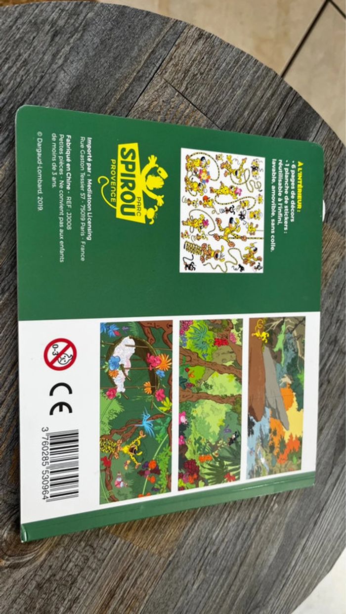 Livre stickers amovible marsupilami - photo numéro 2