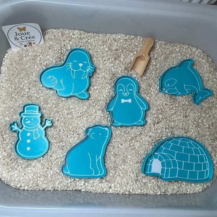 Kit 6 mini plateau d’hiver vendu avec sa cuillère en bois