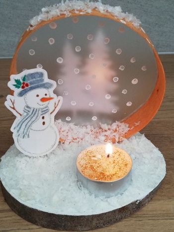 Bougie décorative de Noël
