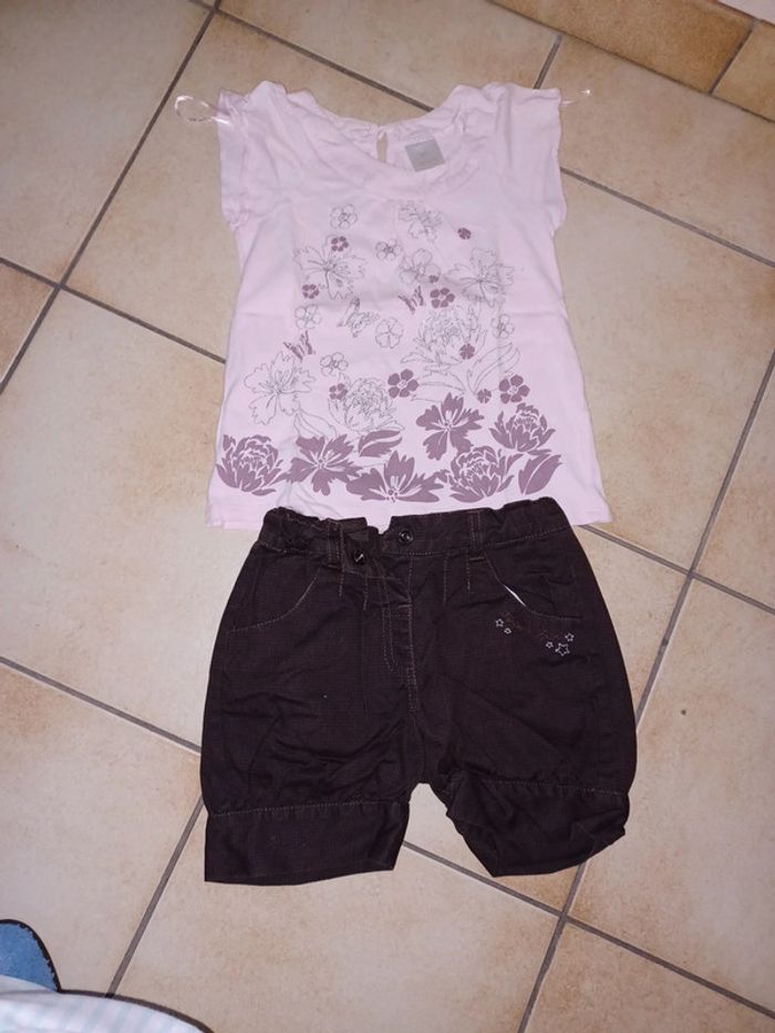 Lot short t-shirt 5 ans