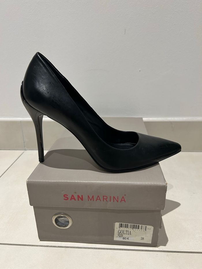 Escarpins San Marina noir - photo numéro 2