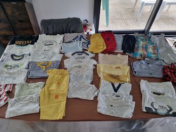 Casse les prix lot 32 vêtements garçon 6 mois + 3 dons