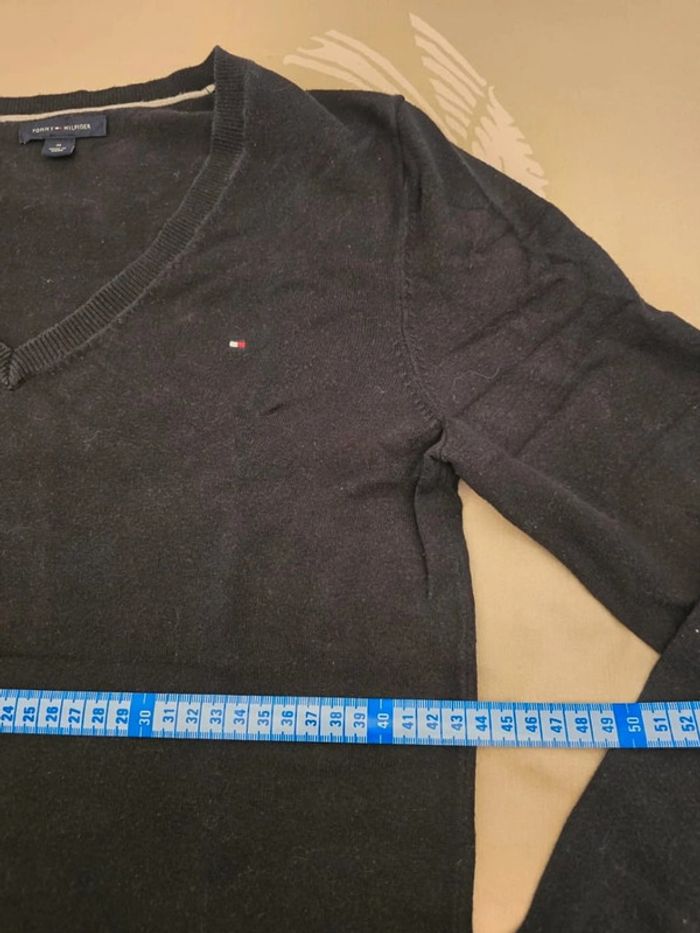 🌟 Pull noir col V Tommy hilfiger homme - Taille  M 🌟 - photo numéro 5