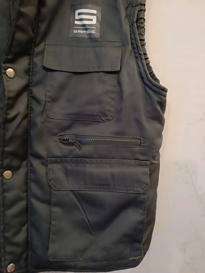 Veste sans manche grise - photo numéro 3
