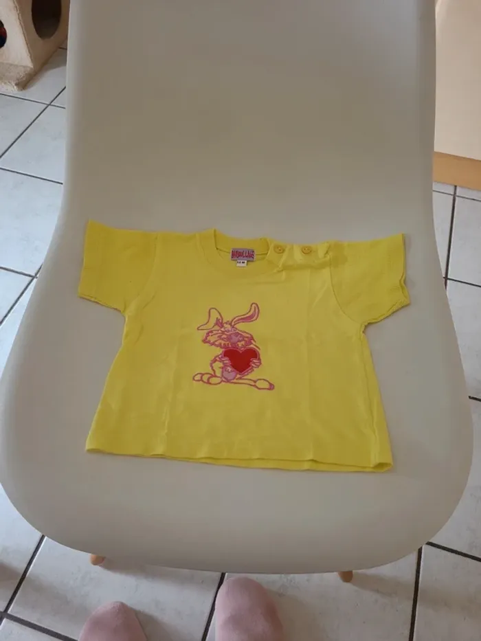 Lot tee-shirts manches courtes bébé fille