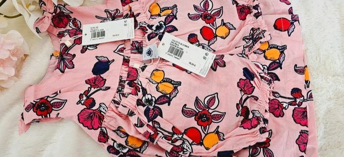 Robe 18 mois et Bloomer 24 mois assorti 100% coton Petit Bateau - photo numéro 2