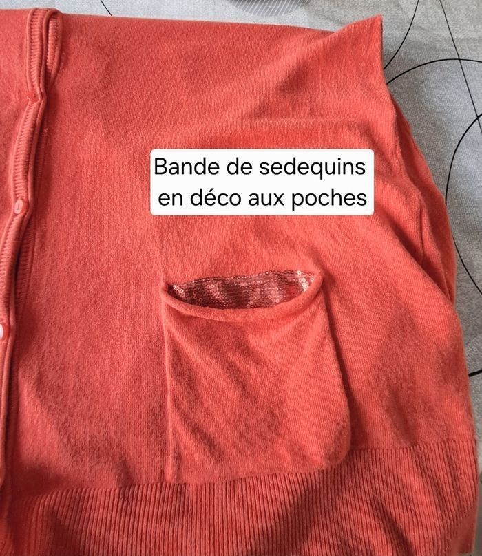 Gilet / cardigan long NEUF pour femme taille 3XL - photo numéro 4