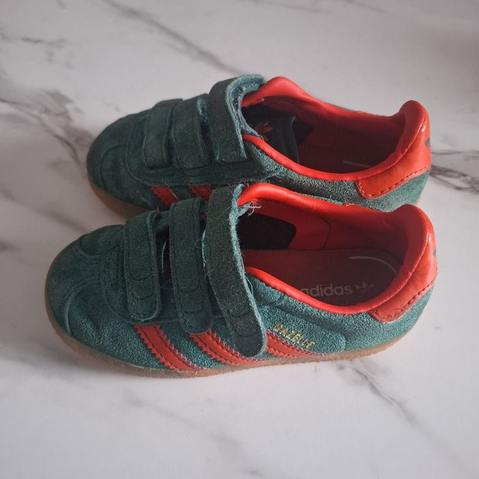 Adidas Gazelle Baskets Vert et Orange - photo numéro 2