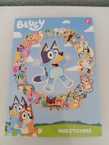 Bloc 1000 stickers bluey 