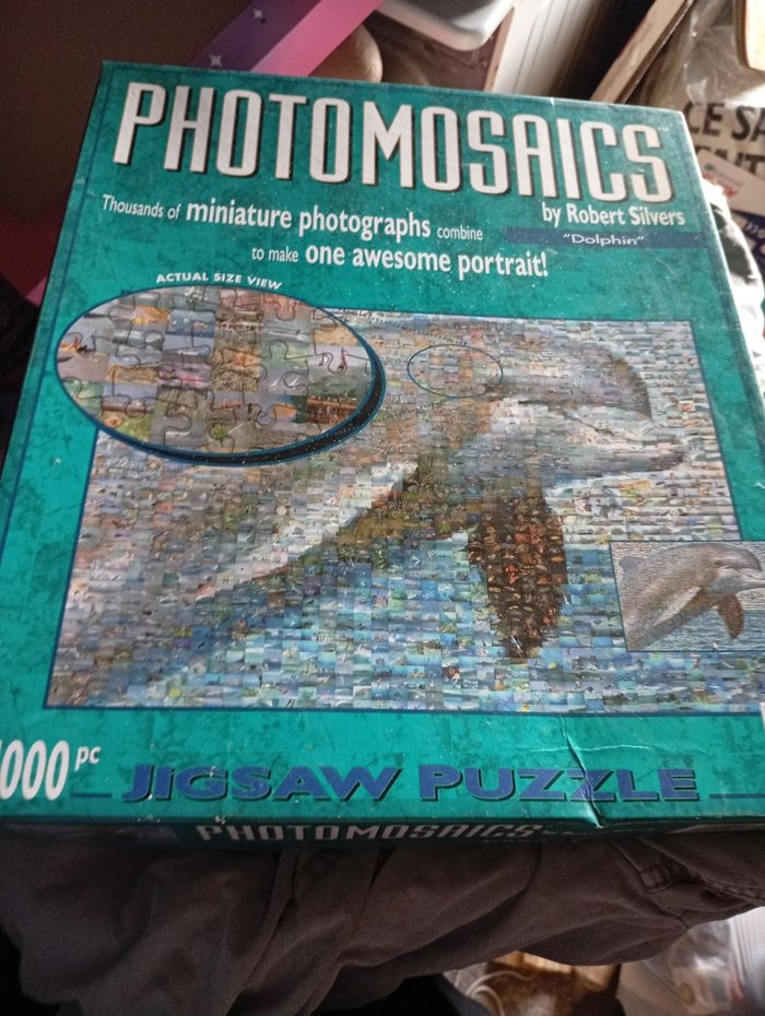 Puzzle dauphin mosaic