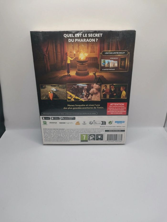 Jeu playstation 5 tintin reporter les cigares du phoraon neuf sous blister - photo numéro 2