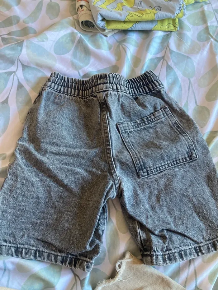 Short en jean noir dpam 3ans - photo numéro 2