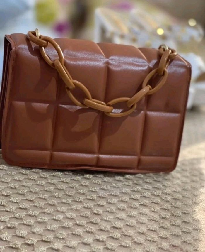Sac bandouliere ou à mains marron shein - photo numéro 5