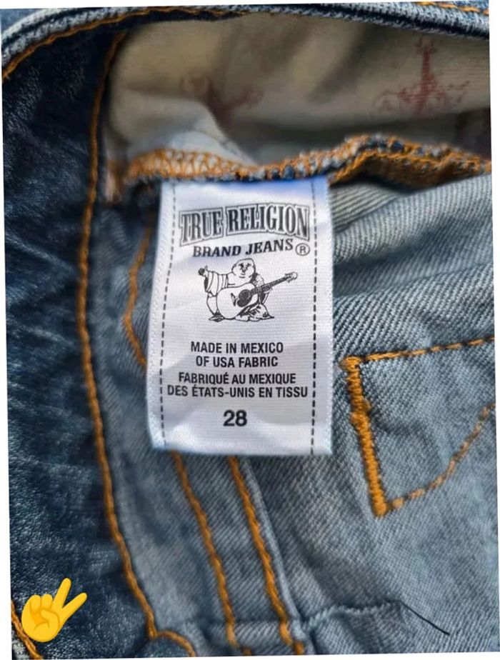 Jean True Religion W28|FR38 coupe droite bleu Femme-Women pan194b - photo numéro 8