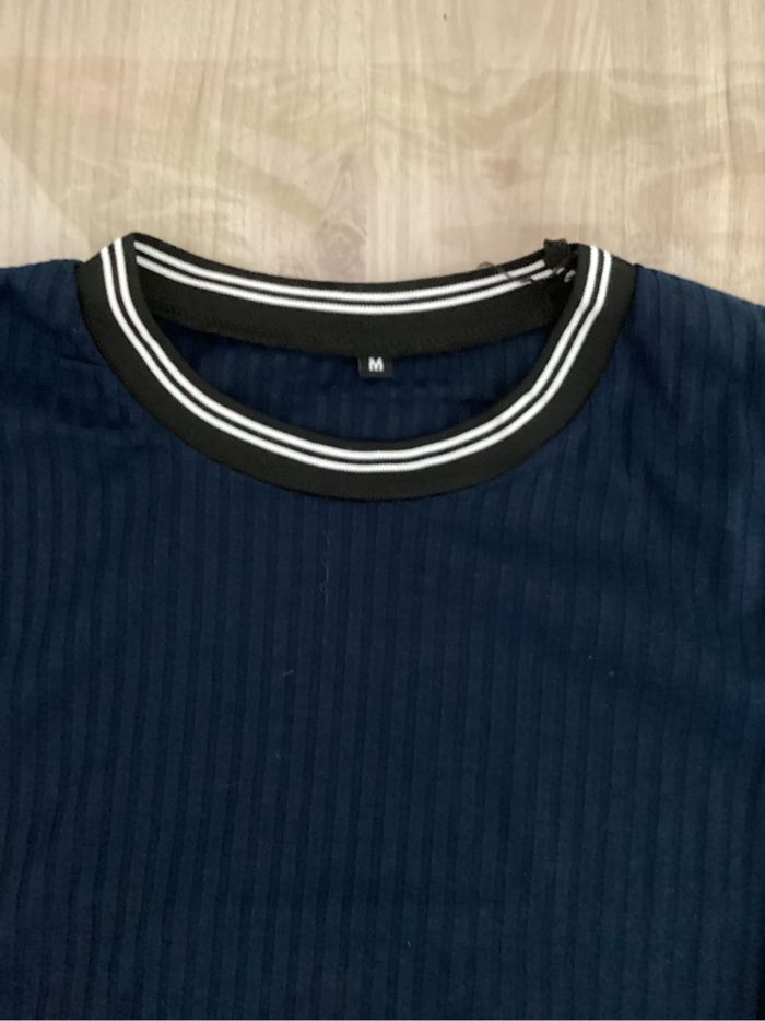 Robe t-shirt bleu - photo numéro 3
