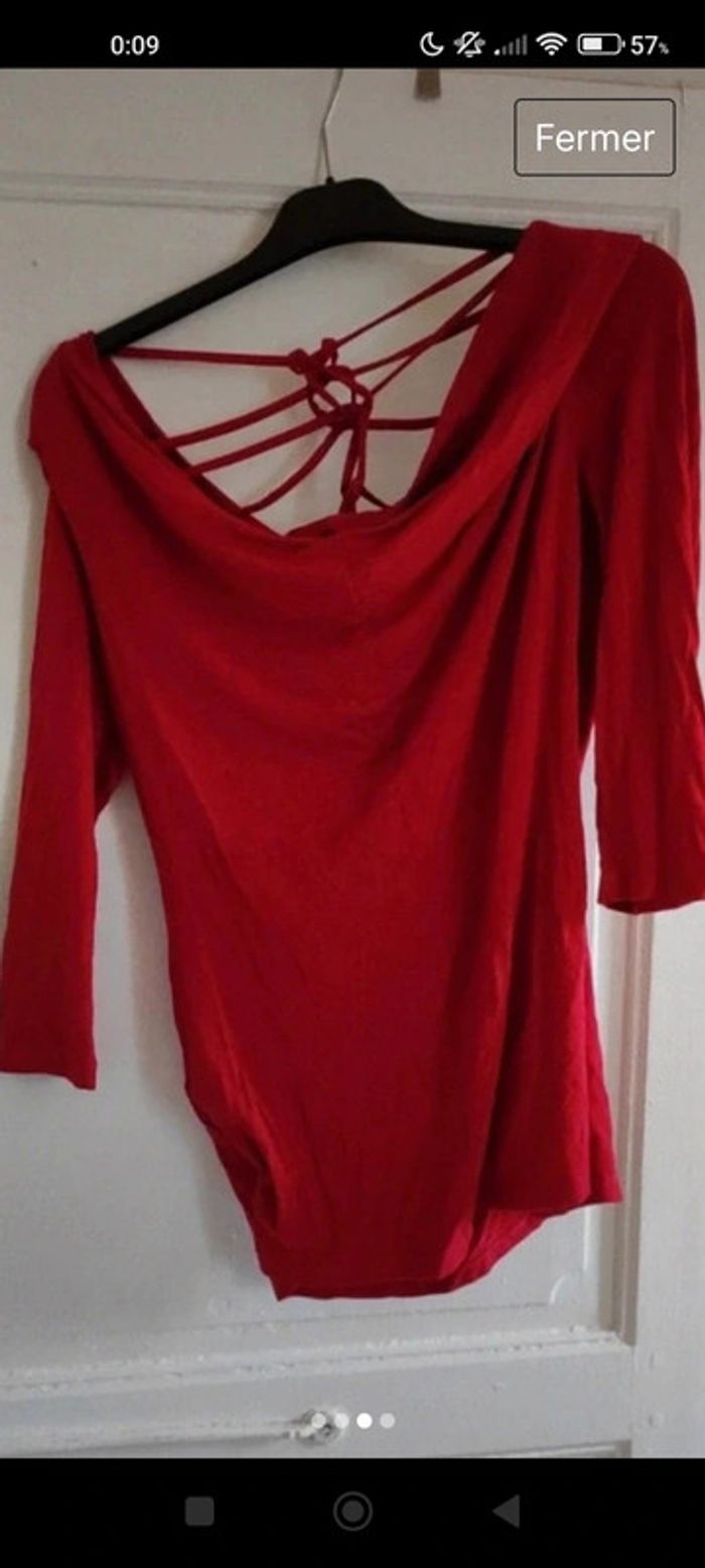 Petit haut rouge - photo numéro 4
