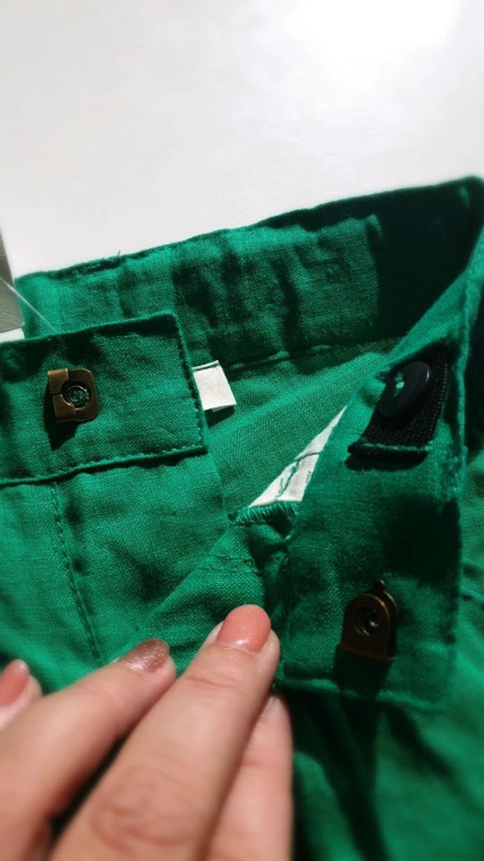 Short catimini en lin 18 mois neuf - photo numéro 4