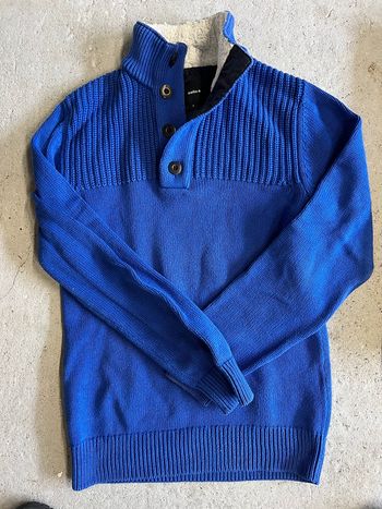 Pull bleu homme