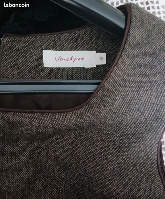 Robe Vacknox, marron - photo numéro 4