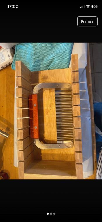 Machine de découpe savons 
