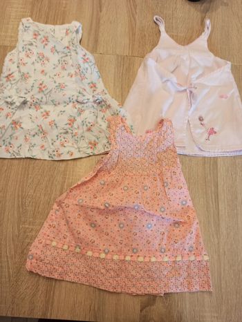 Lot 3 robes été 3-6mois