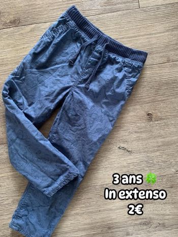 Pantalon 🍀 3 ans 🍀 In extenso
