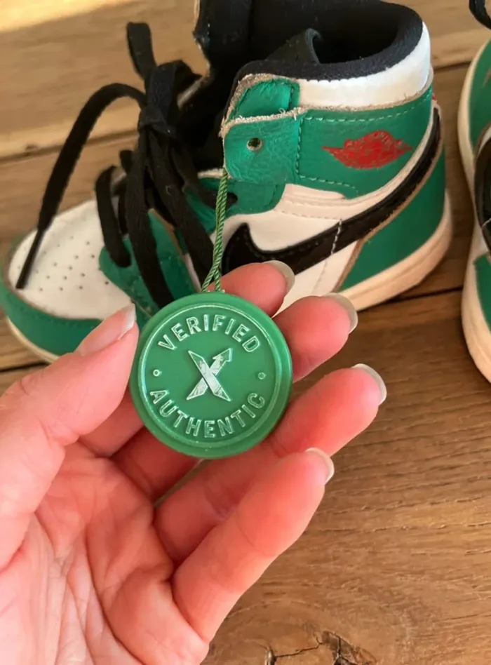 Jordan 1 Rétro High Lucky vertes - photo numéro 6