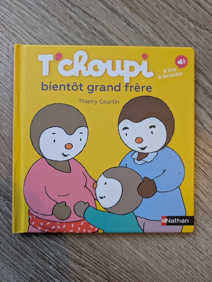 Livre T'choupi bientôt grand frère