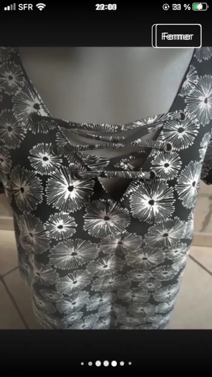 Magnifique blouse en 42 excellent état de chez Blanche porte - photo numéro 6