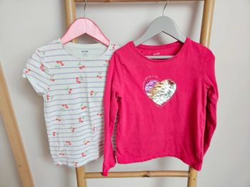Lot de 2 t-shirts Kiabi 6 ans