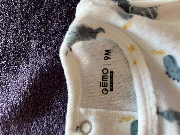 Lot de 2 pyjamas bébé garçon taille 9 mois - photo numéro 5