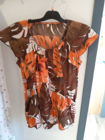 Tunique feuilles taille 48