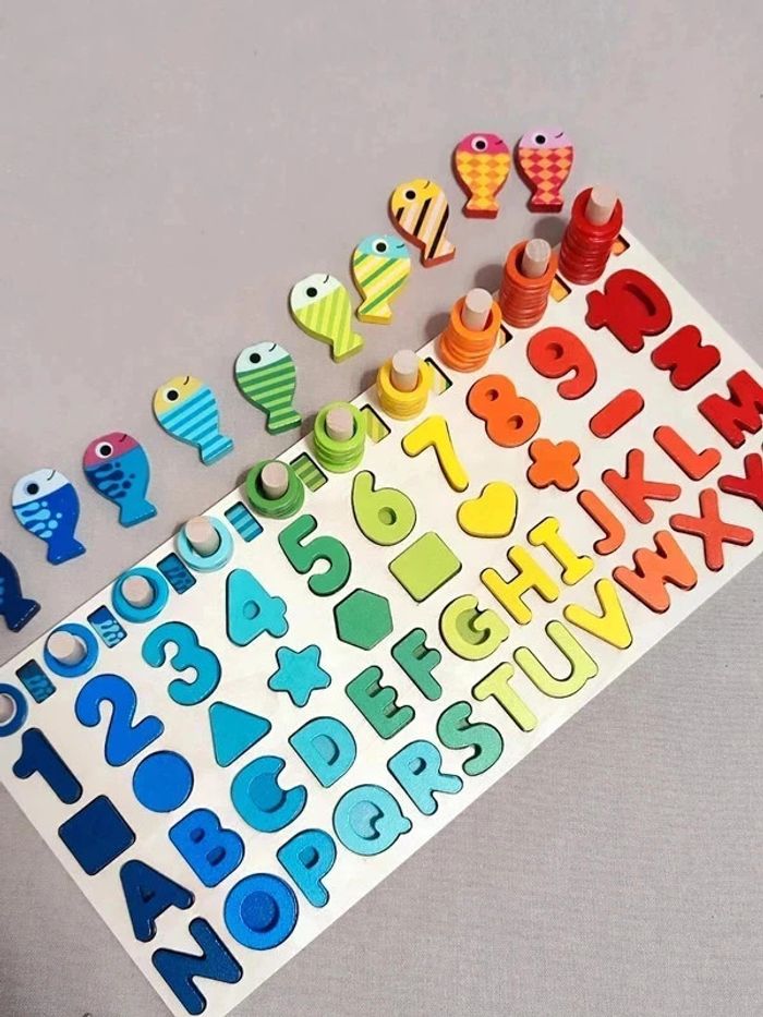 Jeu en bois éducatif pour enfant - photo numéro 6